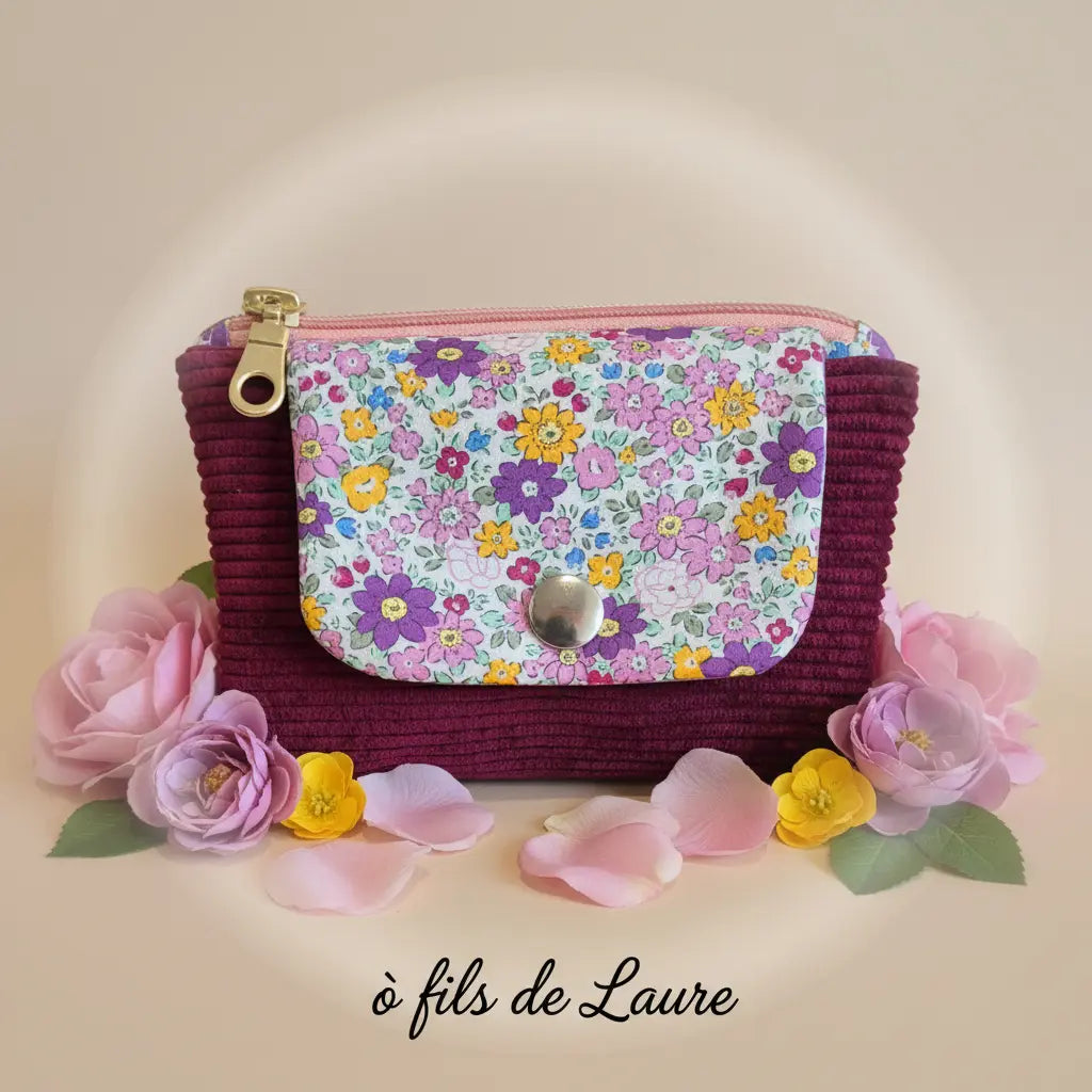 Porte-monnaie Bouquet Bohème