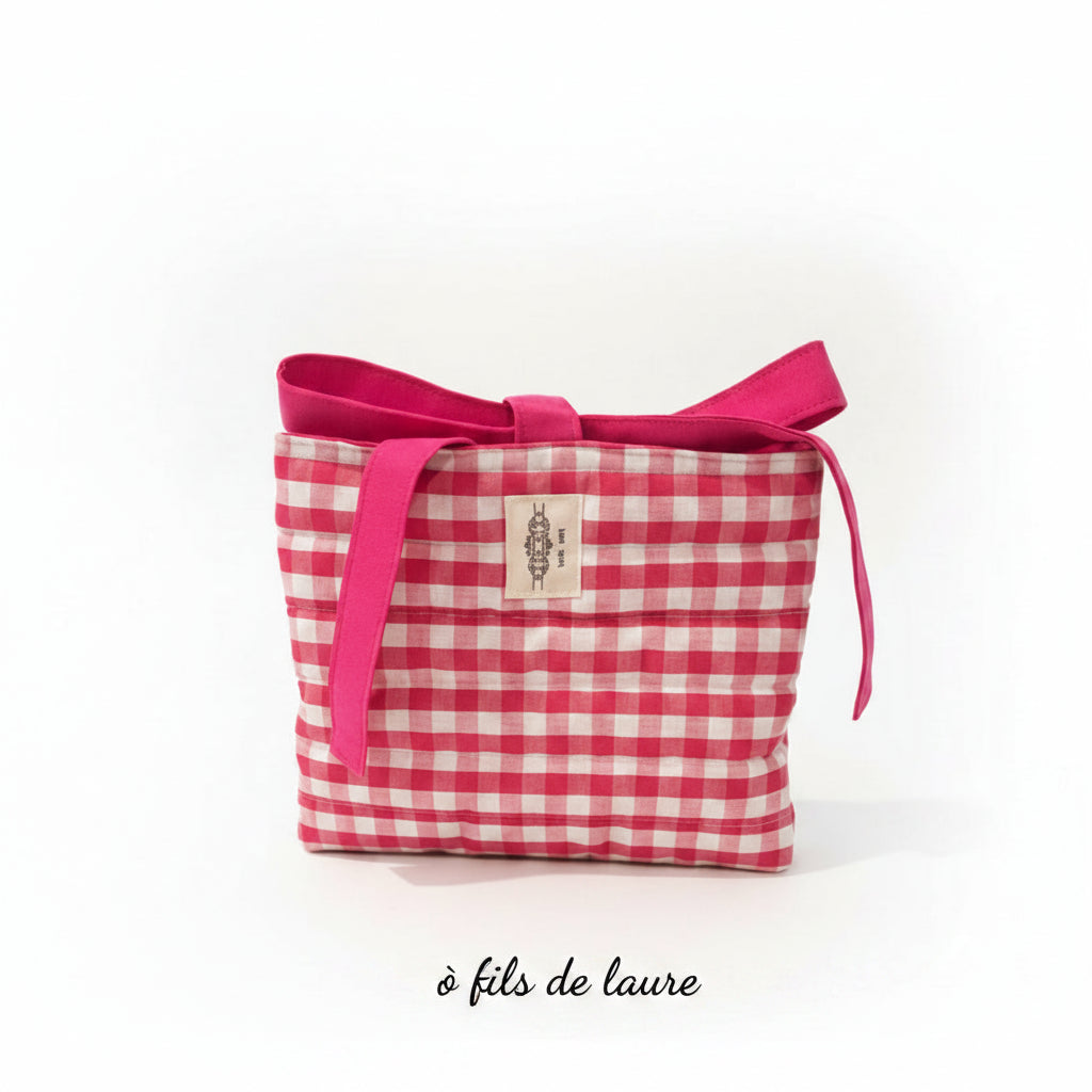 Pochette livre de poche Fuchsia & Pages