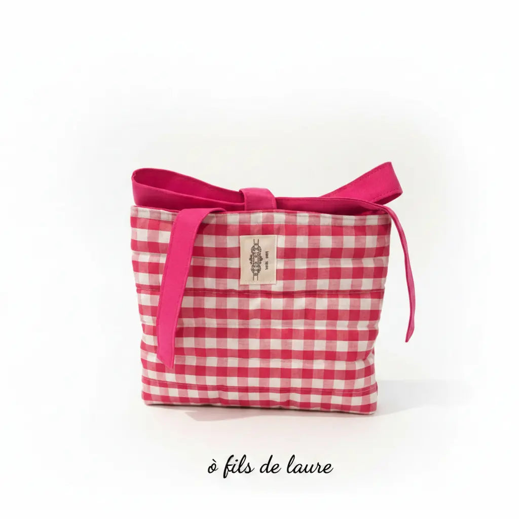 Pochette livre de poche Fuchsia & Pages