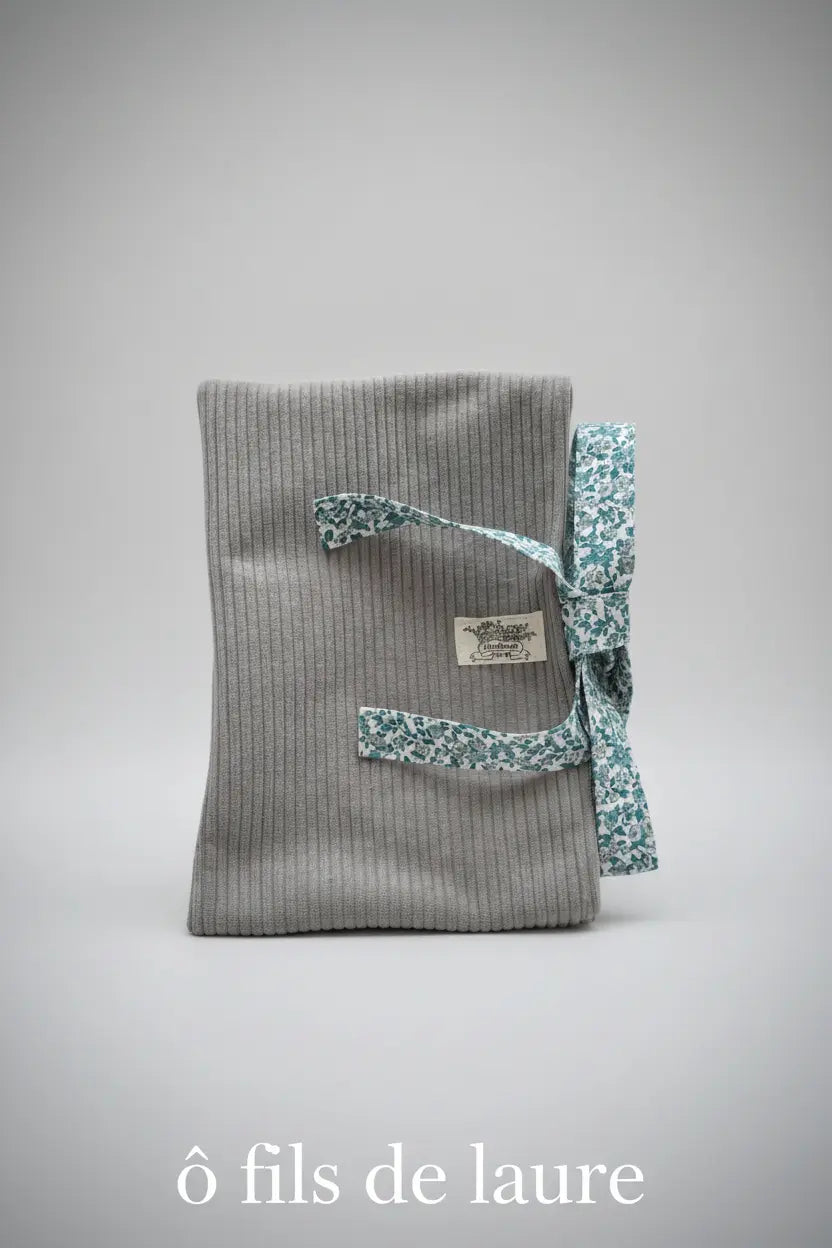 Pochette livre broché Lin & Feuillages