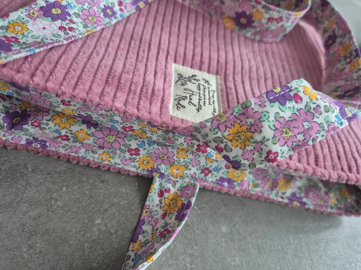 Pochette livre broché Velours Bonbon