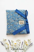 Pochette livre de poche Bleu Botanique