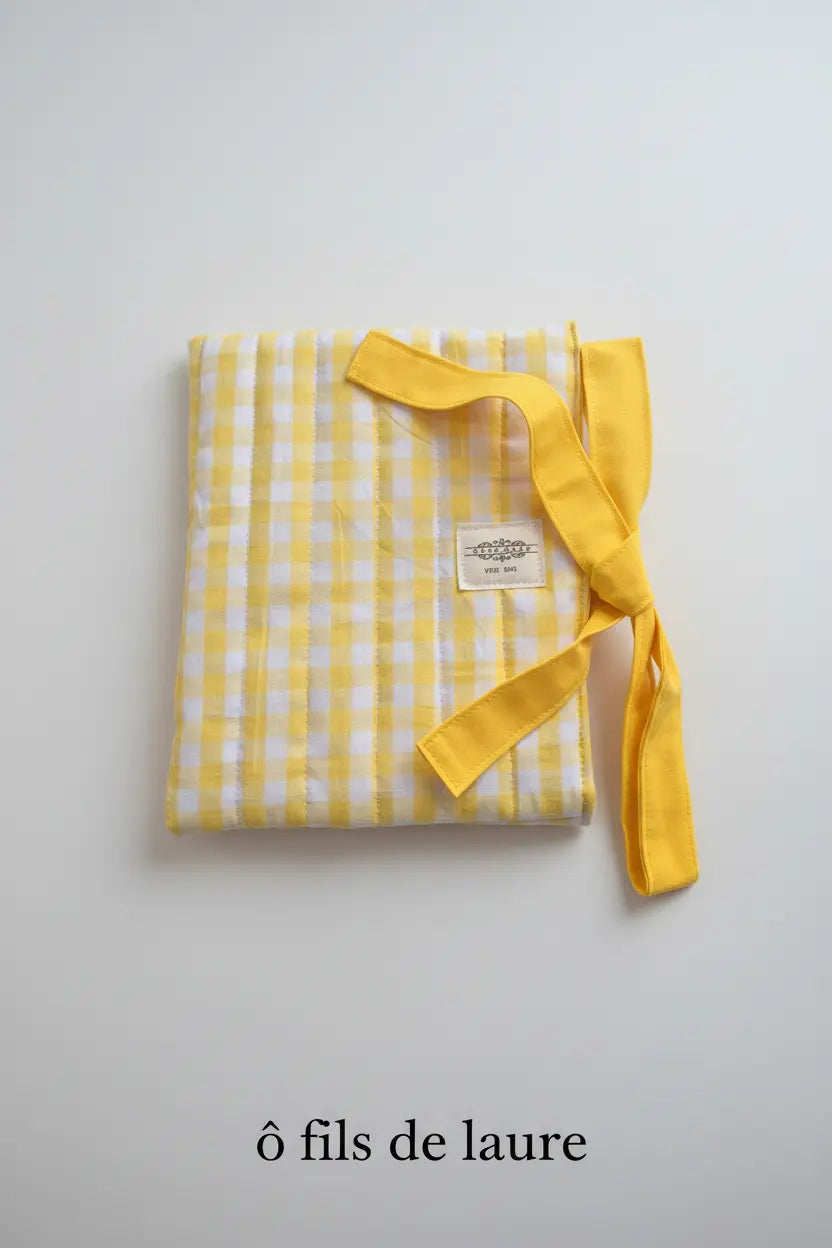 Pochette livre broché Carreaux & Soleil