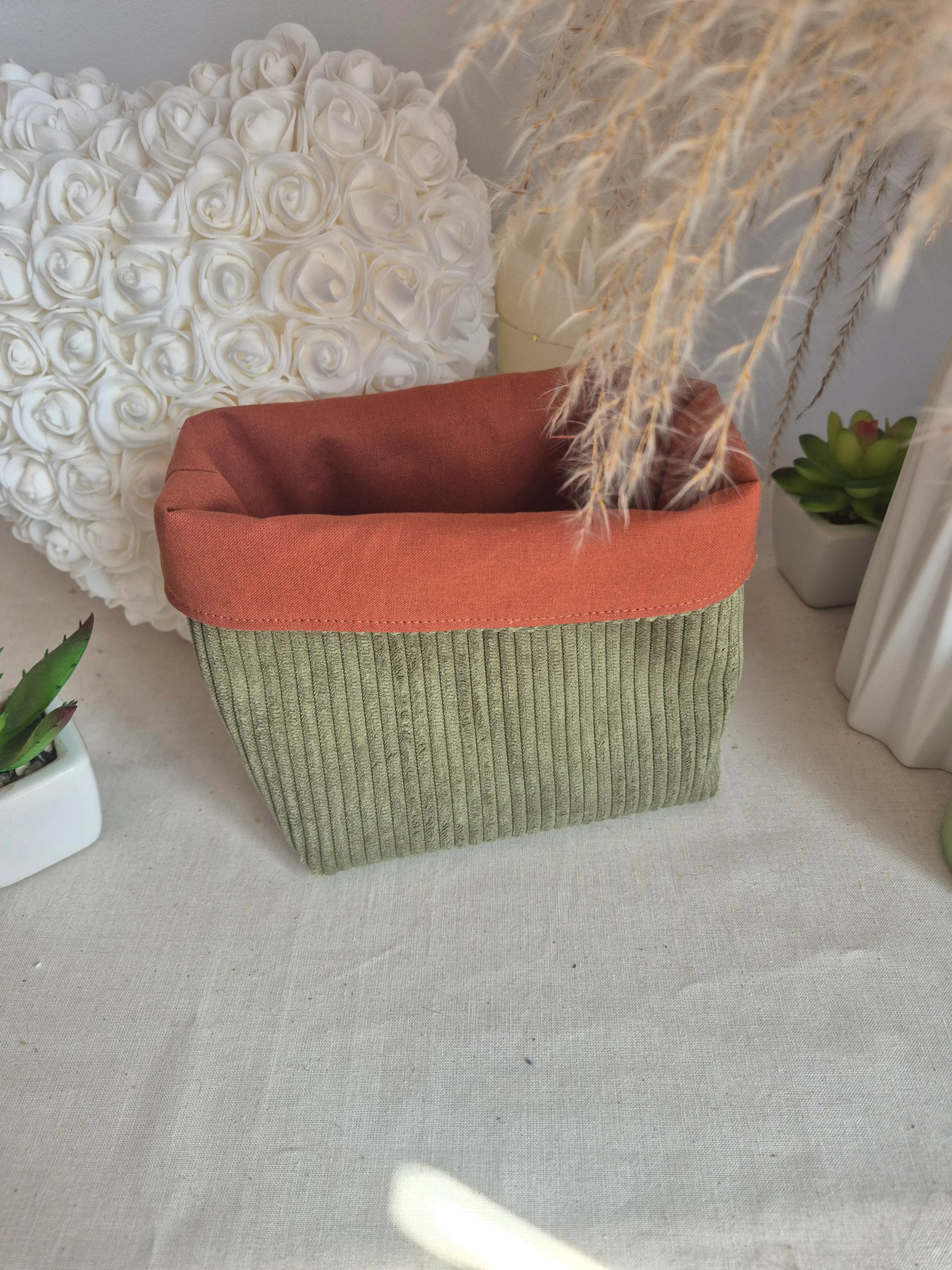Coton  Lavable Grandes Fleurs Rétro  10 x 10 cm