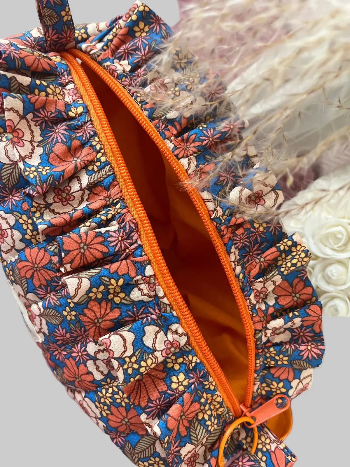 Trousse de toilette capucine Retro