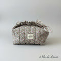 Trousse de toilette cocon fleuri