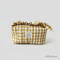 Trousse de toilette vichy soleil