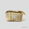 Trousse de toilette vichy soleil