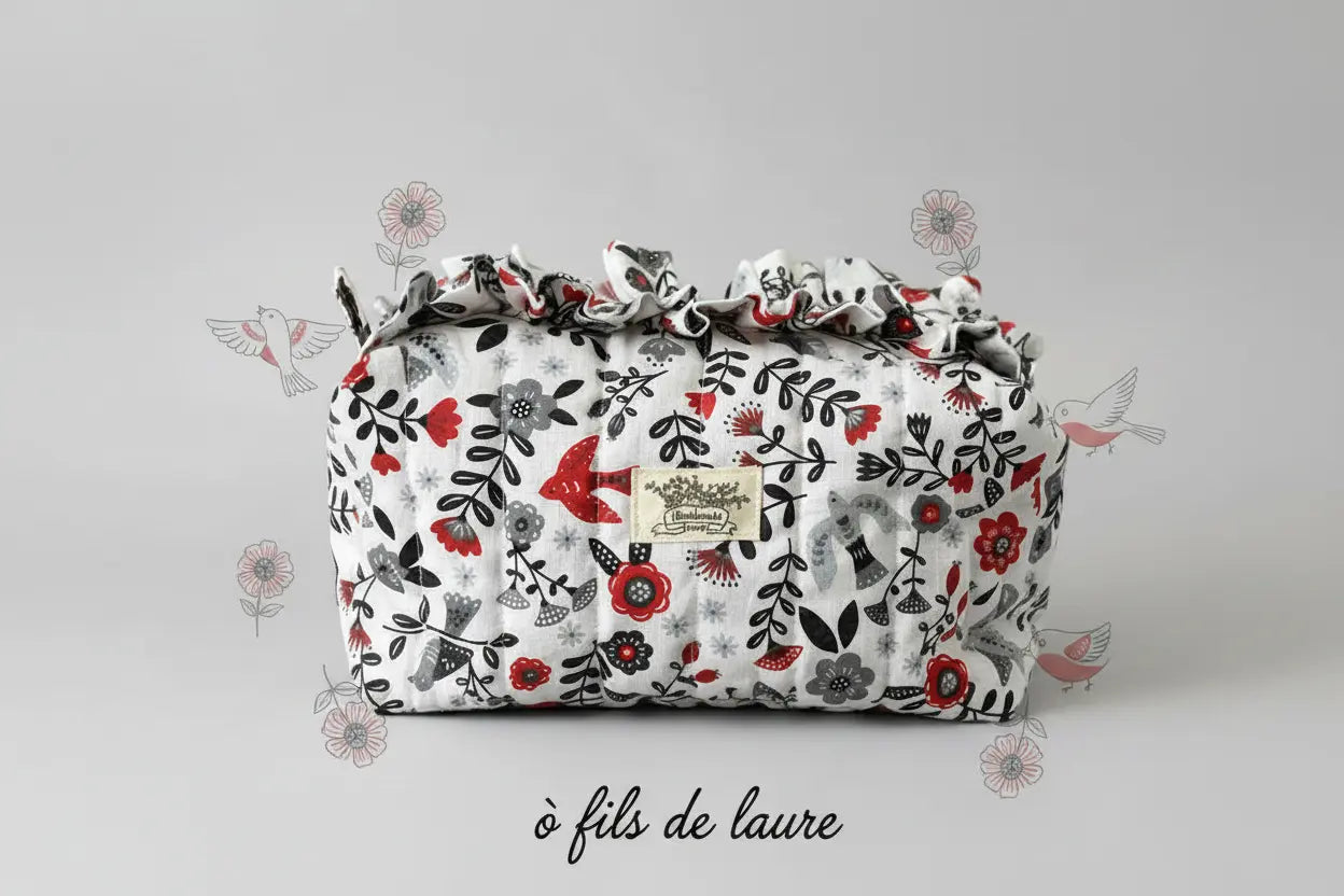 Trousse de toilette plumes d'ébène