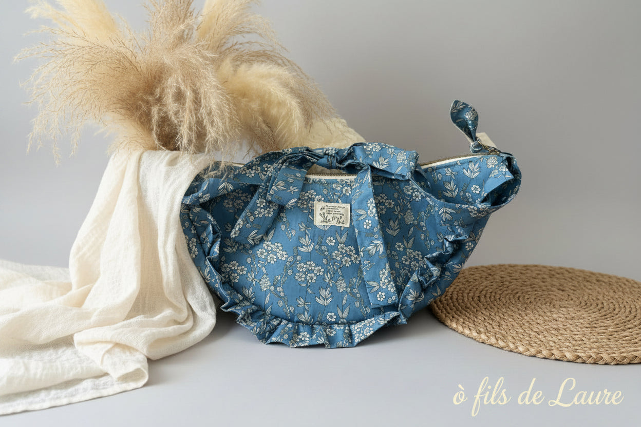 Sac demi lune Luna Myosotis