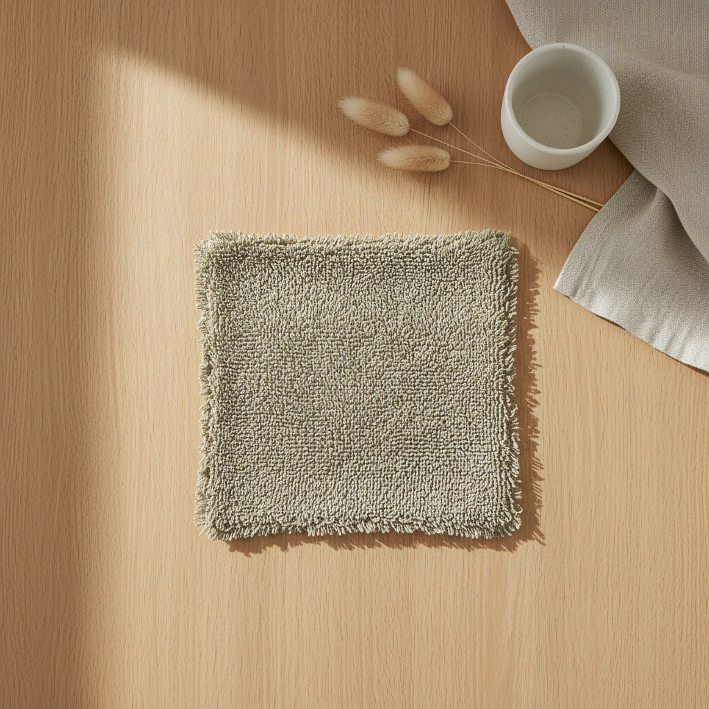 Carré éponge beige