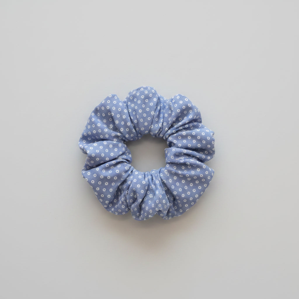 Chouchou Pois Bleu Délicat